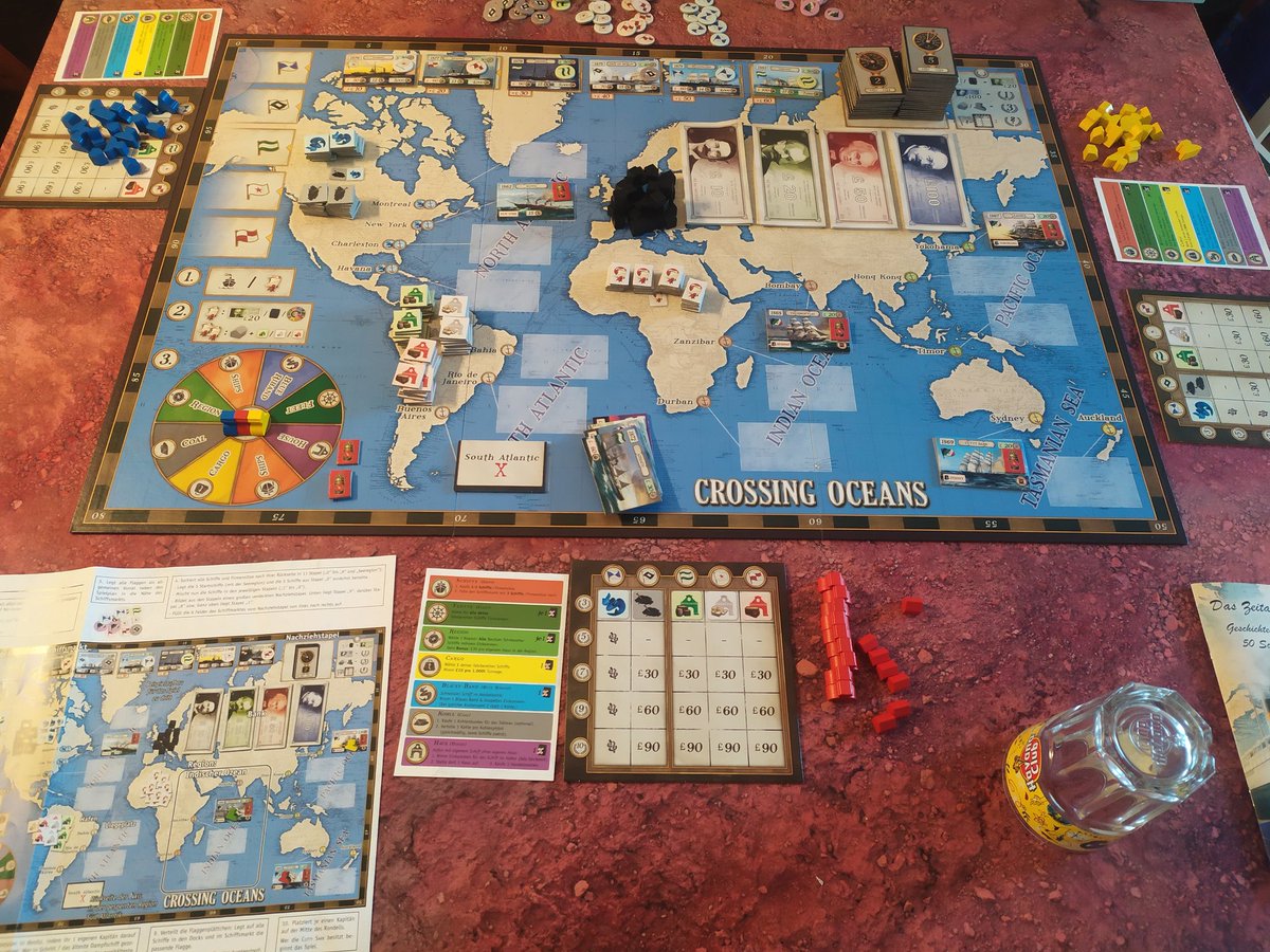 therealshapes's tweet photo. Now playing #crossingoceans #brettspiel #boardgames #spiel22 https://t.co/9pdH5Er8vO