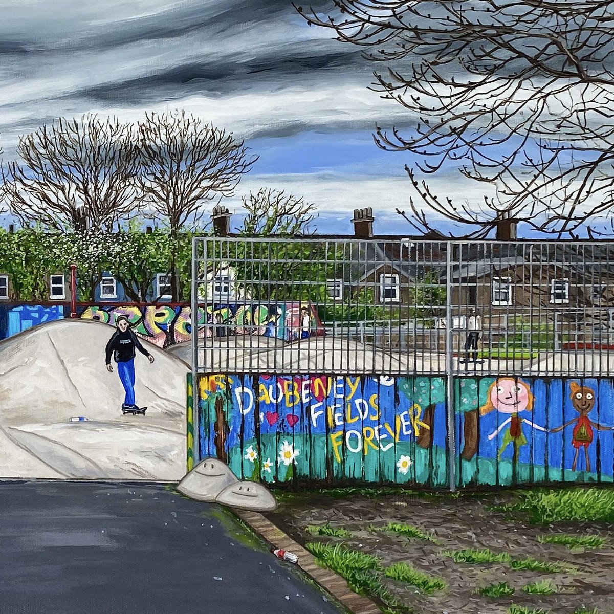stephenharwood's tweet photo. Detail - Daubeney Fields Forever (2022)
Oil on Canvas, 85 x 70cm
Sold
#london #eastlondon #hackney #hackneybumps #daubeneyfields https://t.co/umzuzNQCMT