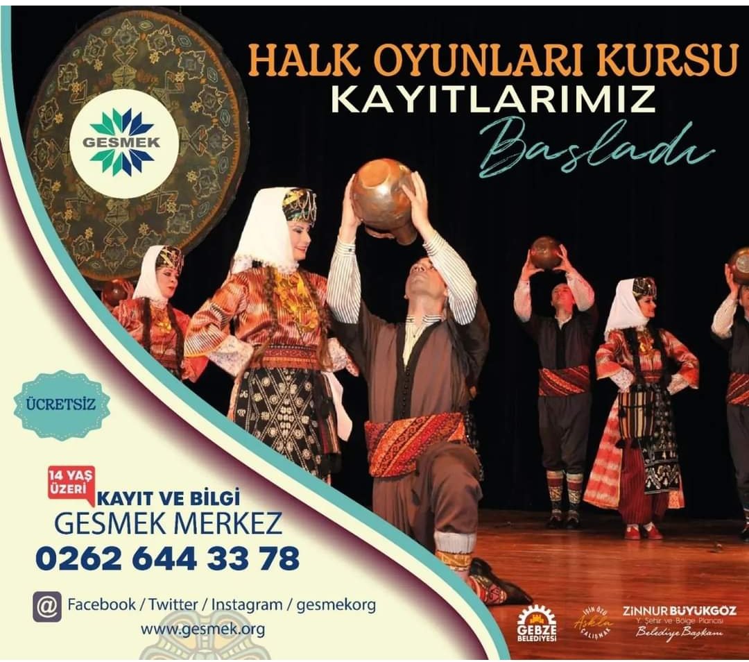 gesmekorg's tweet photo. Halk oyunları için kayıtlarımız başladı! 

☑️ Ücretsiz
👉 14 yaş ve üzeri 

📍Bilgi ve Kayıt:
🔸GESMEK Merkez Binası 

#İşinÖzüAşklaÇalışmak https://t.co/n9T60oo73M