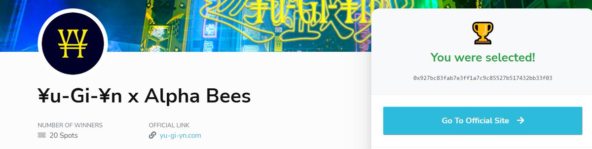 Jyuan9899's tweet photo. @Yu_Gi_Yn hello? i won premint but can't mint? what your dev doing yoo https://t.co/ElxtjhWtGV