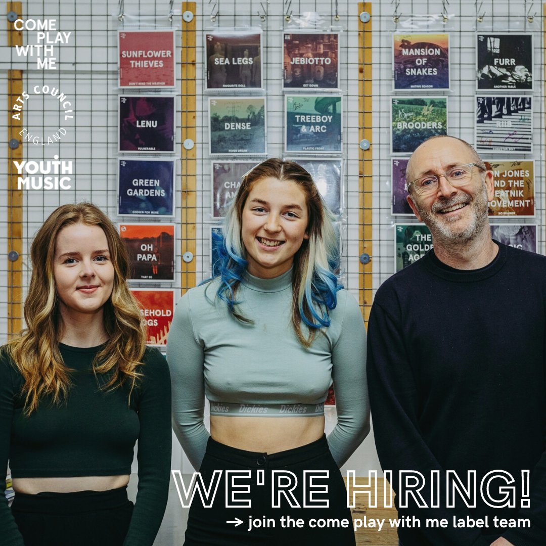 We’re looking for an enthusiastic, driven local music lover to join our team! You’ll be supporting the label manager with socials, looking after our online stores and supporting release cycles, alongside opportunities to get involved with the wider activities happening at CPWM💿