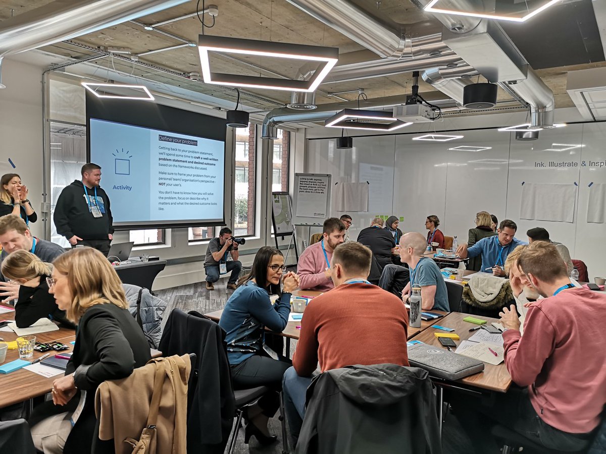 MindtheProduct's tweet photo. Today's ⭐️Mapping to Solve Product Problems⭐️ class is learning how to use maps to visualise complexity, spot opportunity, and drive action within their product teams &amp; companies - powerful stuff! 🎉🤯 #London #Product #Conference https://t.co/0BHeOgQCWF