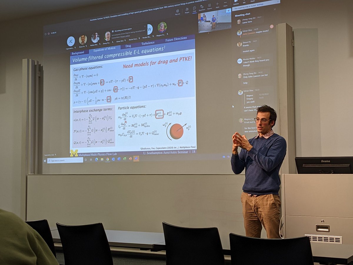 Christina Vanderwel (@c_vanderwel) on Twitter photo Thanks <a href="/jesse_caps/">Jesse Capecelatro</a> for coming to visit us <a href="/UoSAeroAstro/">UoSAeroAstro</a>, chatting with our students and academics all day, and presenting your research on high-speed gas-particle flows. Thanks <a href="/jesse_caps/">Jesse Capecelatro</a> for coming to visit us <a href="/UoSAeroAstro/">UoSAeroAstro</a>, chatting with our students and academics all day, and presenting your research on high-speed gas-particle flows.