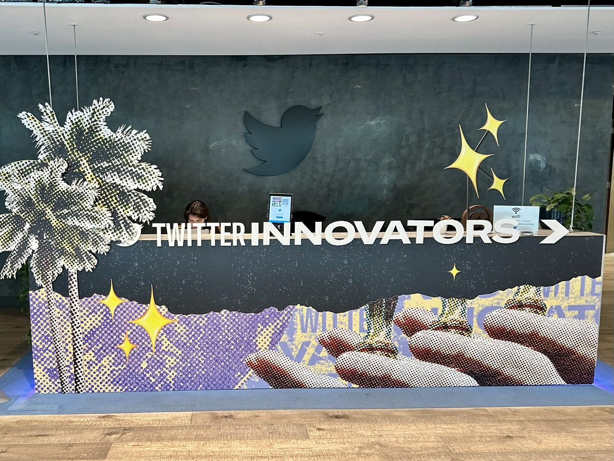 calknight's tweet photo. Off to 💪 start for #TwitterInnovators 🇬🇧 at @TwitterUK. Hopefully some future winners are sitting the audience today. See you in ☀️ Cali ! https://t.co/tvvOlDWeNP