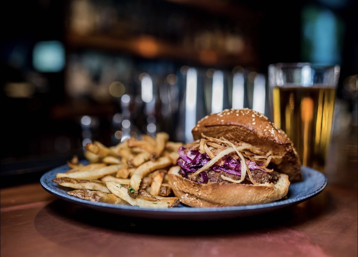 A little somethin’ somethin’ to help you get over the midweek hump.  Join us at The Game for 🍔 NIGHT!  

For $20, get a burger, fries AND draft beer of your choice on Wednesdays! We’ll see you @ 4PM, fam.