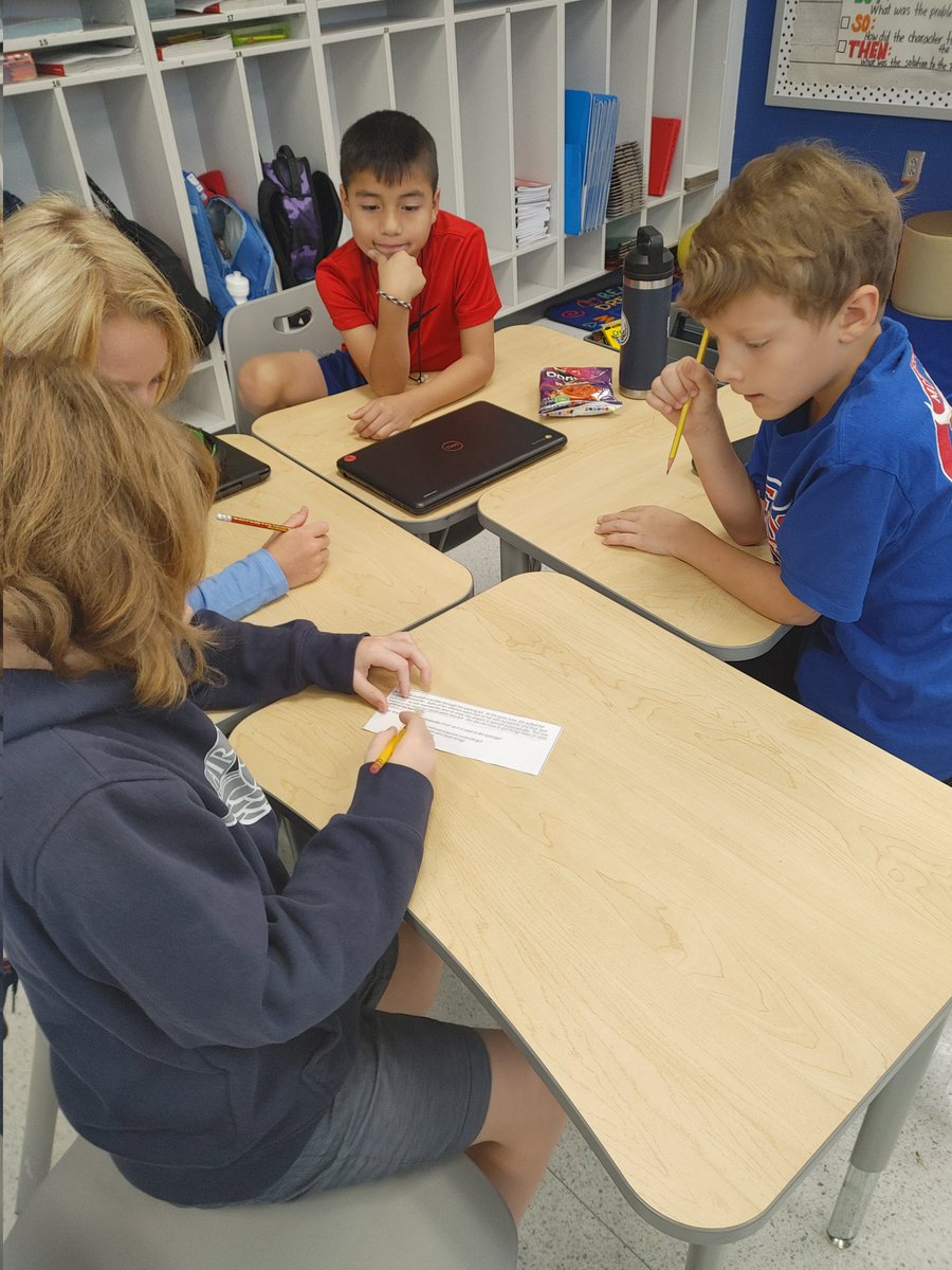 AP_AshleyPriest's tweet photo. @vsimp1216 is rocking the ELA framework with her kiddos. Her 3rd grade students are using higher level thinking and collaboration with many of her stations including reading workshop #McDeedsRises #TheBestIsYetToCome https://t.co/G72K9K7CsD
