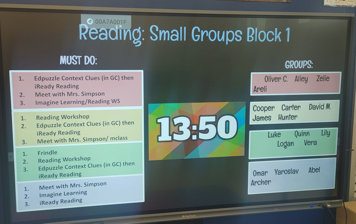 AP_AshleyPriest's tweet photo. @vsimp1216 is rocking the ELA framework with her kiddos. Her 3rd grade students are using higher level thinking and collaboration with many of her stations including reading workshop #McDeedsRises #TheBestIsYetToCome https://t.co/G72K9K7CsD