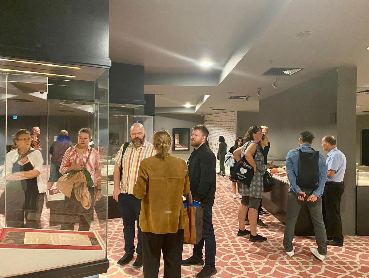 SunaKiracLib's tweet photo. For the Norwegian colleagues the program today included a visit to the ANAMED Library and Ottoman Archives. They also listened the presentations  on “Digital Libraries”. Our participants ended day with their certificates.. https://t.co/UgeULSmWCv