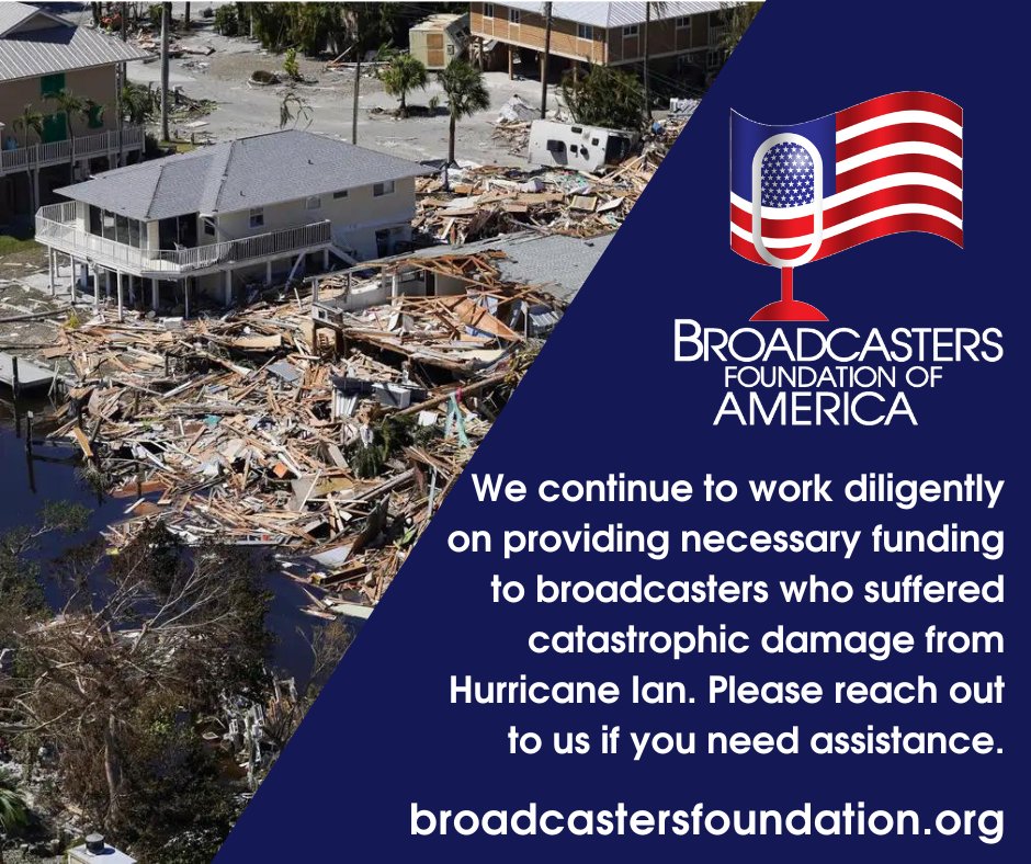 BroadcastersFDN's tweet photo. Please support broadcasters in need by donating at https://t.co/IosEAQFLmv https://t.co/oo60k8a2eU