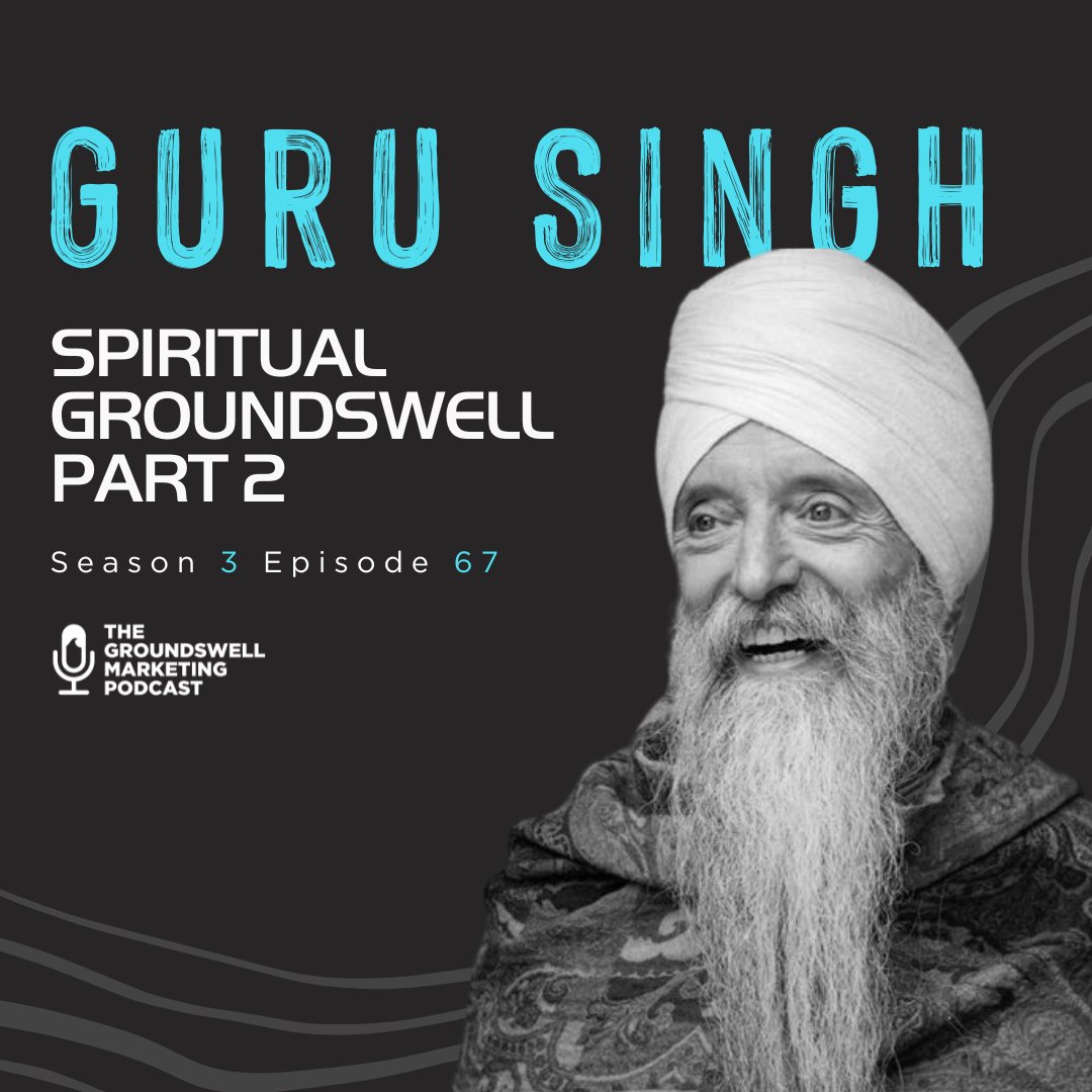 Groundswell_fm's tweet photo. Spiritual Groundswell Part 2 | Wave Spell https://t.co/9UONKmWllV with @gurusinghyogi talking about the development of our collaboration #consciouscommerce and #mindfulmarketing intersect creating #transformation #impact and a #groundswell of good #groundswellpodcast https://t.co/OIcCDCSCNR