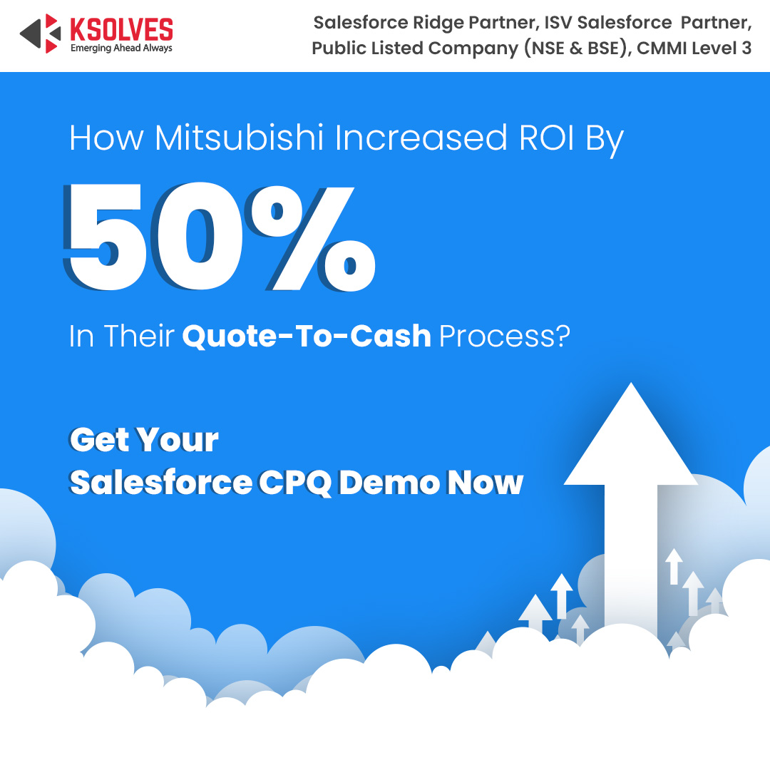_Ksolves's tweet photo. Is your sales team spending long hours generating sales quotes?
DM Now for a quick guided tour of Salesforce CPQ. Or connect to our Experts - https://t.co/ZTNwYSX4nD
#Salesforce #SalesforceCPQ #SalesforceCRM #SalesforcePartner #Salesforcesolution #Salesforcecommunity #Ksolves https://t.co/W4r0TlFhE5