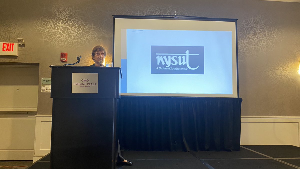 Ellen Pincus kicks off the RC 14-16 Retirees Conference ⁦<a href="/nysut/">NYSUT</a>⁩ ⁦<a href="/AndyPallotta/">Andy Pallotta</a>⁩ ⁦<a href="/NYSUT2VP/">Ron Gross</a>⁩
