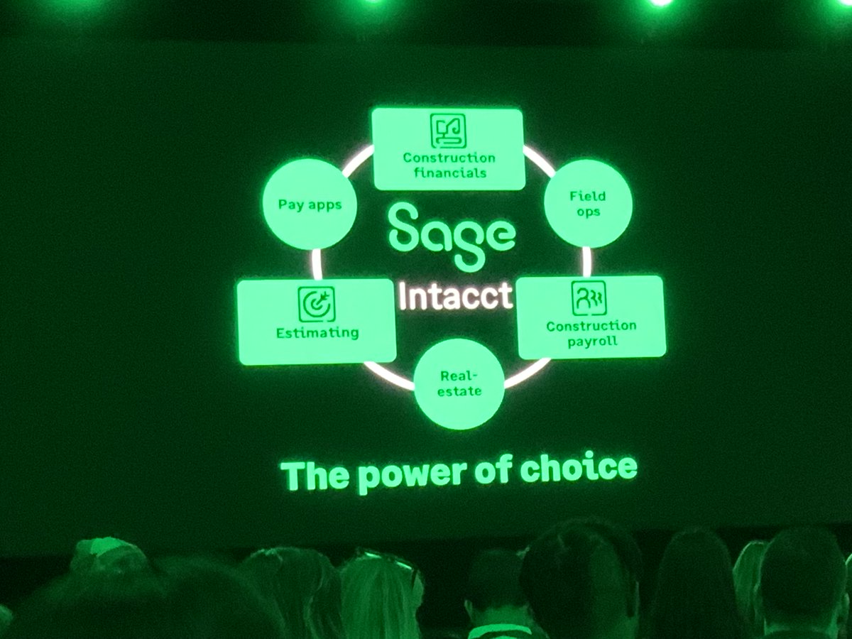 dcieslak's tweet photo. Comprehensive, best-in-class mid-market construction solution -> Sage Intacct CRE!  #SageTransform #SageIntacct https://t.co/vMPUHcbLD1