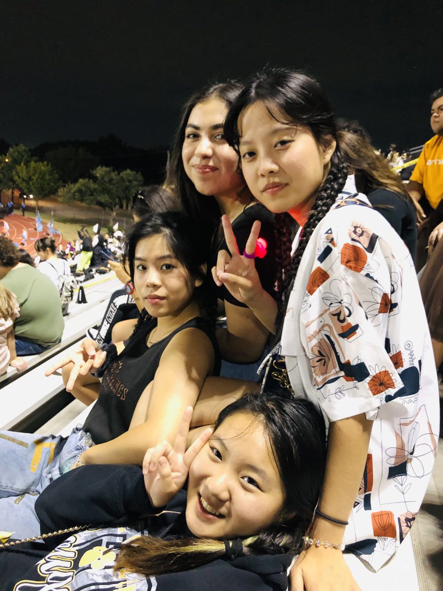 TimE_Baxter's tweet photo. Last Friday night, our ESL staff took our language learners to their first ever football game!  These students got a tour of the press box, experienced football for the first time and loved seeing the pageantry of a high school halftime! What a powerful experience! @TheColonyHS https://t.co/pFMJlbsVCX
