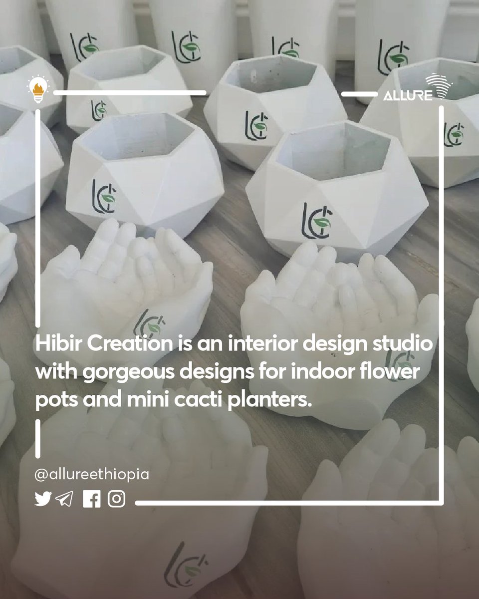 AllureEthiopia's tweet photo. #CreativeOfTheWeek
Hibir Creation @hibircreation
βEvery product we create is our idea for making home a better place!β - Hibir Creation
#allurecreative #hibir #hibircreation #plants #concrete #giftethiopia #giftideas #plantdecor #decor #addisababa #ethiopia #allureethiopia https://t.co/Ki17R1Aqkp