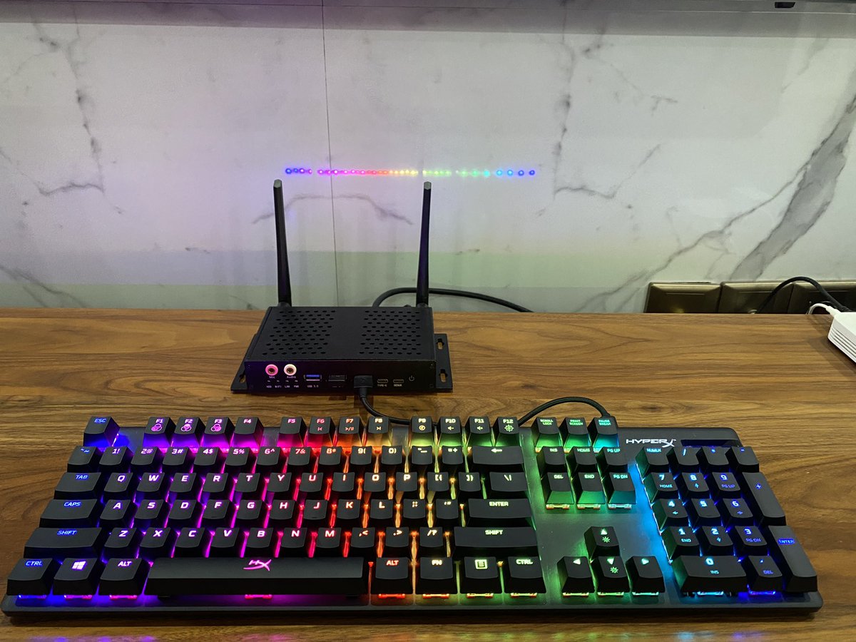 Mekotronics's tweet photo. Mekotronics R58X with HyperX keyboard!
To thank everyone who purchased and going purchase Mekotronics products, we give usd10 coupon for HyperX Keyboard! https://t.co/Vwjpvi9fIU