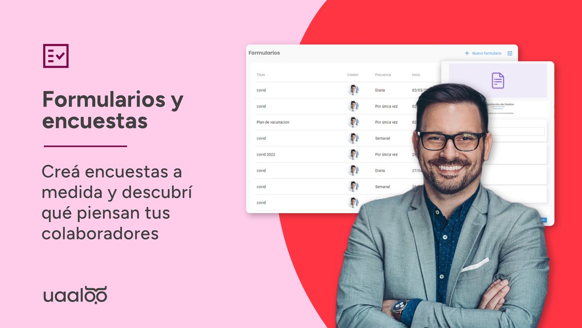 naaloohr's tweet photo. Con Uaaloo Forms podrás conocer las percepciones de tus equipos para mejorar sus aptitudes, lograr una mayor productividad y un mejor clima laboral🙌💙

#transformaciondigital #recursoshumanos #rrhh #softwarerrhh #pymes #gestionderrhh #gestiondigital #gestiondeempresas https://t.co/gXB4Au5Oh0