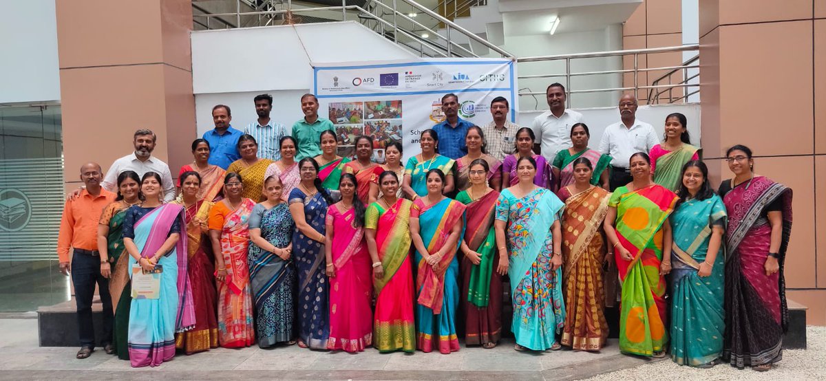 csclofficial's tweet photo. Through the #CITIIS project #GCC initiated the School Leadership Development & Transformation Program (#SLDT) for #TheChennaiSchool teachers. The first batch of teachers and head teachers have successfully completed 10 days of #SLDT training.
#KalviyilChennai
#ChennaiCorporation https://t.co/TWJRgCAaQb