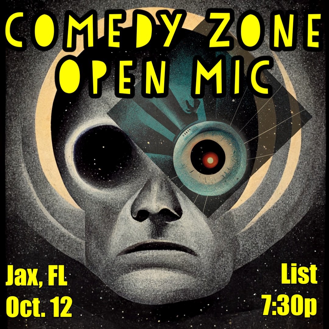 IMstandup's tweet photo. Open Mic at the Comedy Zone (Jax, FL) - come do some time. List drops at 7:30p #comedy #FLcomedy #OpenMic https://t.co/K77cVPrJP0