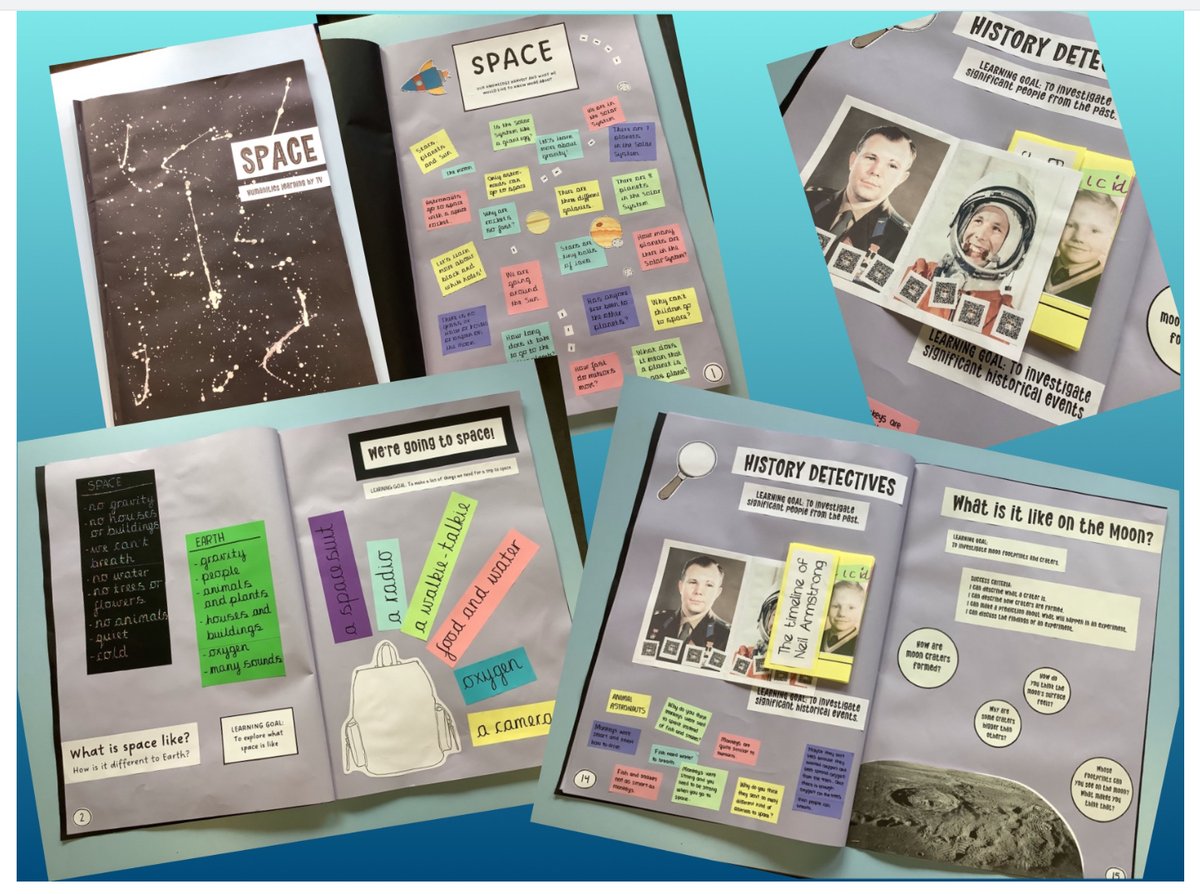 STGeorges_PRI's tweet photo. Blast off into Space with Year 1! Follow their journey through the solar system in this spectacular book created collaboratively with the whole class. #bigbooks #bookbasedlearning #classcollaboration https://t.co/8so5E3sMGN