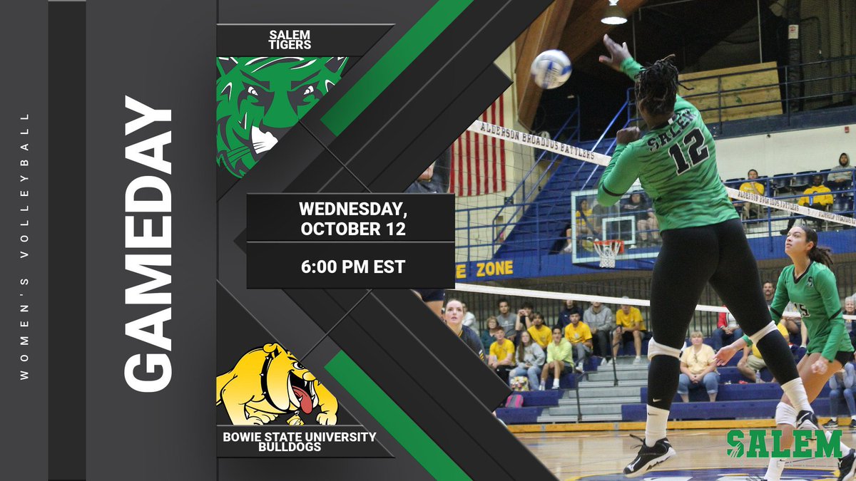 Our Women’s Volleyball team heads to Bowie, Maryland today for a match up against Bowie State University at 6pm EST! To catch the action use the live stream link below. Let’s go Tigers! 💪🐅 bsubulldogs.com/sports/2021/9/…