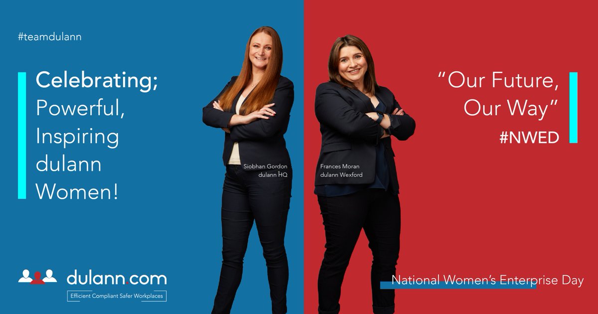 🎆All of us here at <a href="/dulannIreland/">dulann</a> join our local <a href="/leowexford/">LEO Wexford</a> office and <a href="/Entirl/">Enterprise Ireland</a>  in celebrating National Women's Enterprise Day 2022.

Check out localenterprise.ie to find out what's happening in your area today. 
#nwed2022 #teamdulann #inspiration