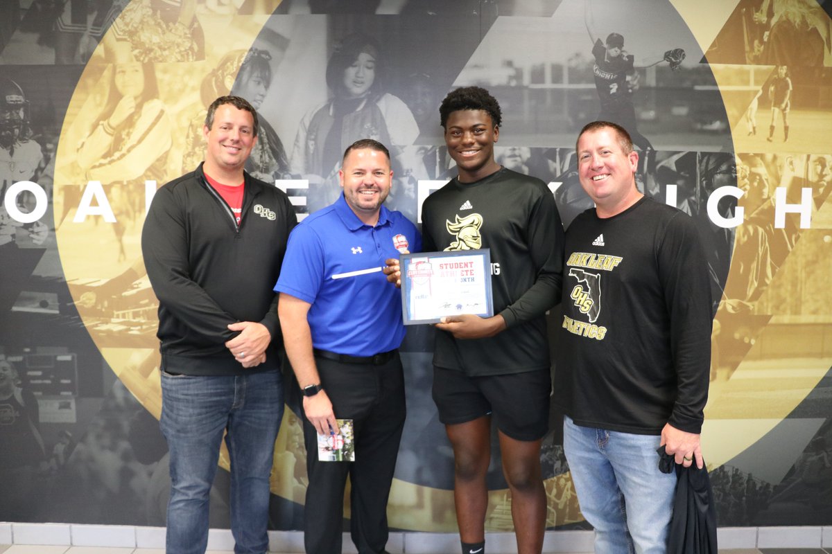 oneclaysports's tweet image. CLAY COUNTY STUDENT ATHLETE OF THE MONTH: Congratulations to Jordan Mitchell from @Oakleaf_Ath for being our first @nefbastrong Student Athlete of the Month this school year! Watch his one on one interview HERE: youtube.com/watch?v=QrP_09…