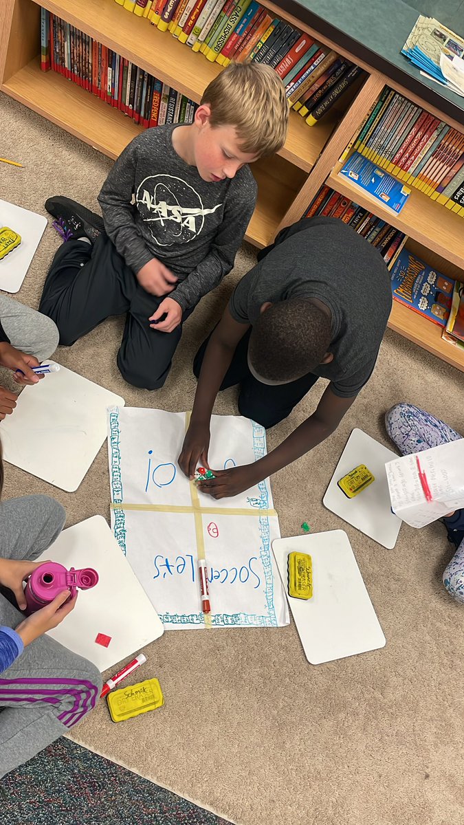Renick_Class's tweet photo. Wrapping up our addition/subtraction u it with student made games. Love seeing the creativity and engagement #tcemath #tcecardinals https://t.co/6zod4vvLny