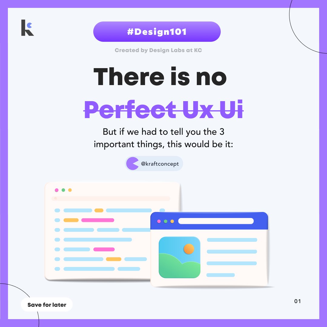 KraftConcept's tweet photo. Every design seems a challenge until it's done, edited and learned from. The design labs at Kraft Concept have been perfecting the art of designing for years. 

#uiux #uiuxdesign #webdesign #creativity #kraftconceptmarketing https://t.co/uklnbD2hTG