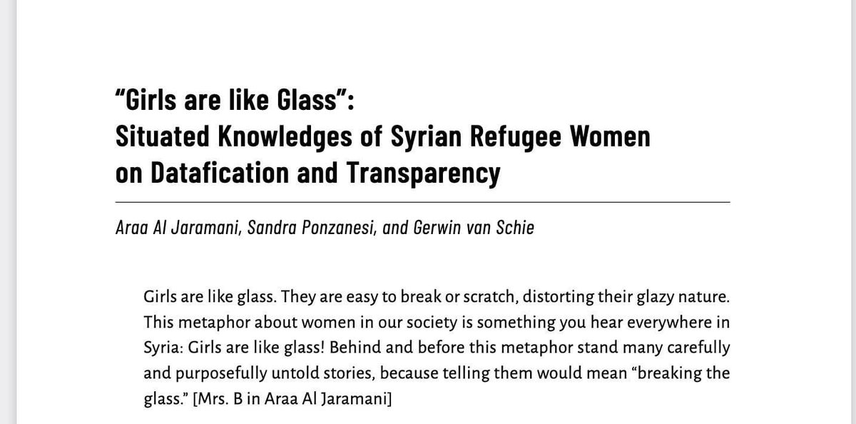 Happy to share our new publication OA with Gerwin van Schie en <a href="/araajaramani/">Araa Al Jaramani</a> for more info check: tinyurl.com/Girls-are-like… part of ‘interrogating Datagication’ all OA transcript-verlag.de/978-3-8376-556…