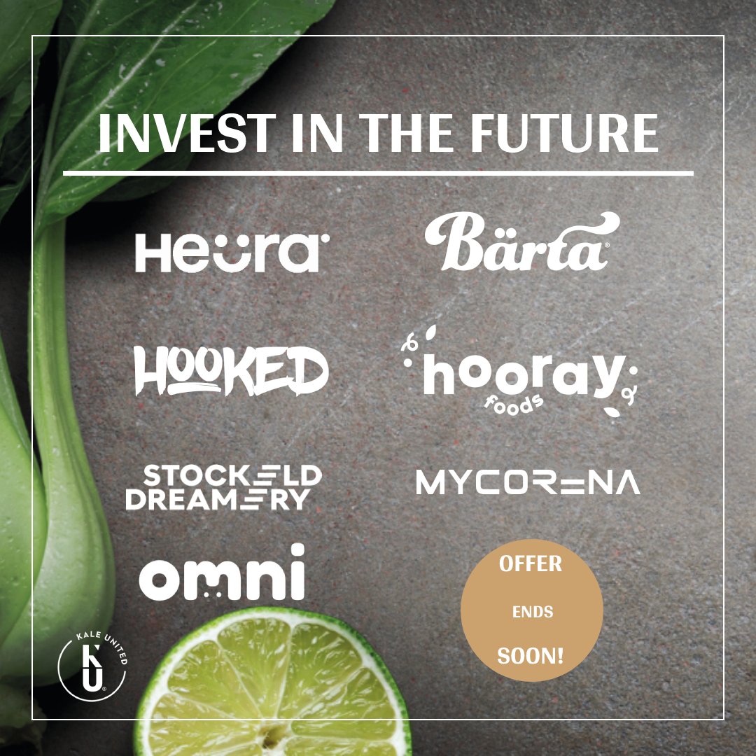 Drygt 600 personer har redan investerat i Kale Uniteds pågående emission till ett belopp på mer än 11 mnkr! Ta sista chansen att investera i en portfölj av 75+ växtbaserade bolag så som Heura, Bärta, Hooked foods m.m. Emissionen stänger 13/10.
<a href="/kale_united/">Kale United Ⓥ</a>
hubs.li/Q01pxx6p0