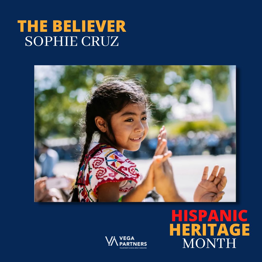 VegaPartners's tweet photo. At age five, Sophie Cruz broke security parade barriers to deliver a letter to the Pope. She asked for his help to prevent her undocumented parents from deportation. Her activism inspired the Pope to change his agenda at his joint address with Congress. #HispanicHeritageMonth https://t.co/EOrMaU6PtP