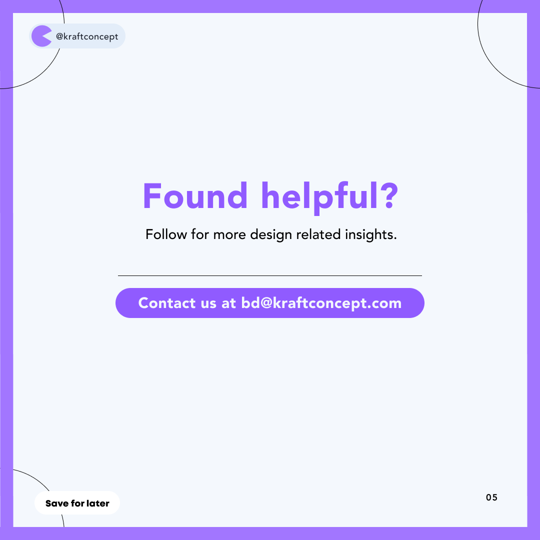 KraftConcept's tweet photo. Now, we are on a mission to change your approach, and up your skills with simple tips and tricks that can change your art forever. Follow our page to keep learning new tricks and styles every week!
#UIUXDesigner #digitalmarketing #marketingagency https://t.co/qJxdcbpZEg