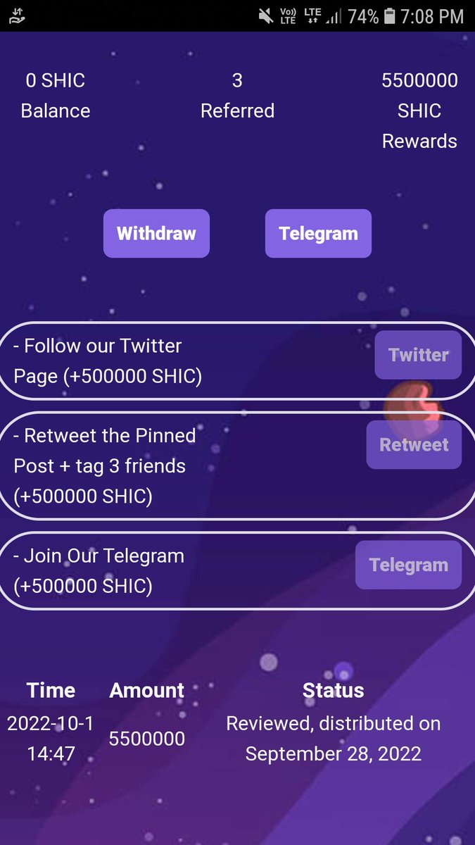 SharanGajera's tweet photo. @shibclassic 
MY sibainu  coine note receive
In my trust wallet this airdrop is 
not pay this airdrop is complete
Fake😰😰😭😭 https://t.co/t5RkWarYuB