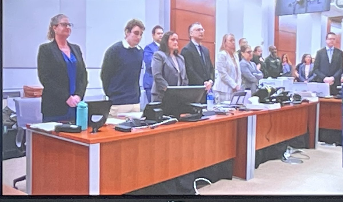 Ted Scouten (@cbs4ted) on Twitter photo Judge is giving the jury instructions in the punishment trial of the Parkland Shooter. The jury is expected to begin deliberations today. <a href="/CBSMiami/">CBS News Miami</a> Judge is giving the jury instructions in the punishment trial of the Parkland Shooter. The jury is expected to begin deliberations today. <a href="/CBSMiami/">CBS News Miami</a>