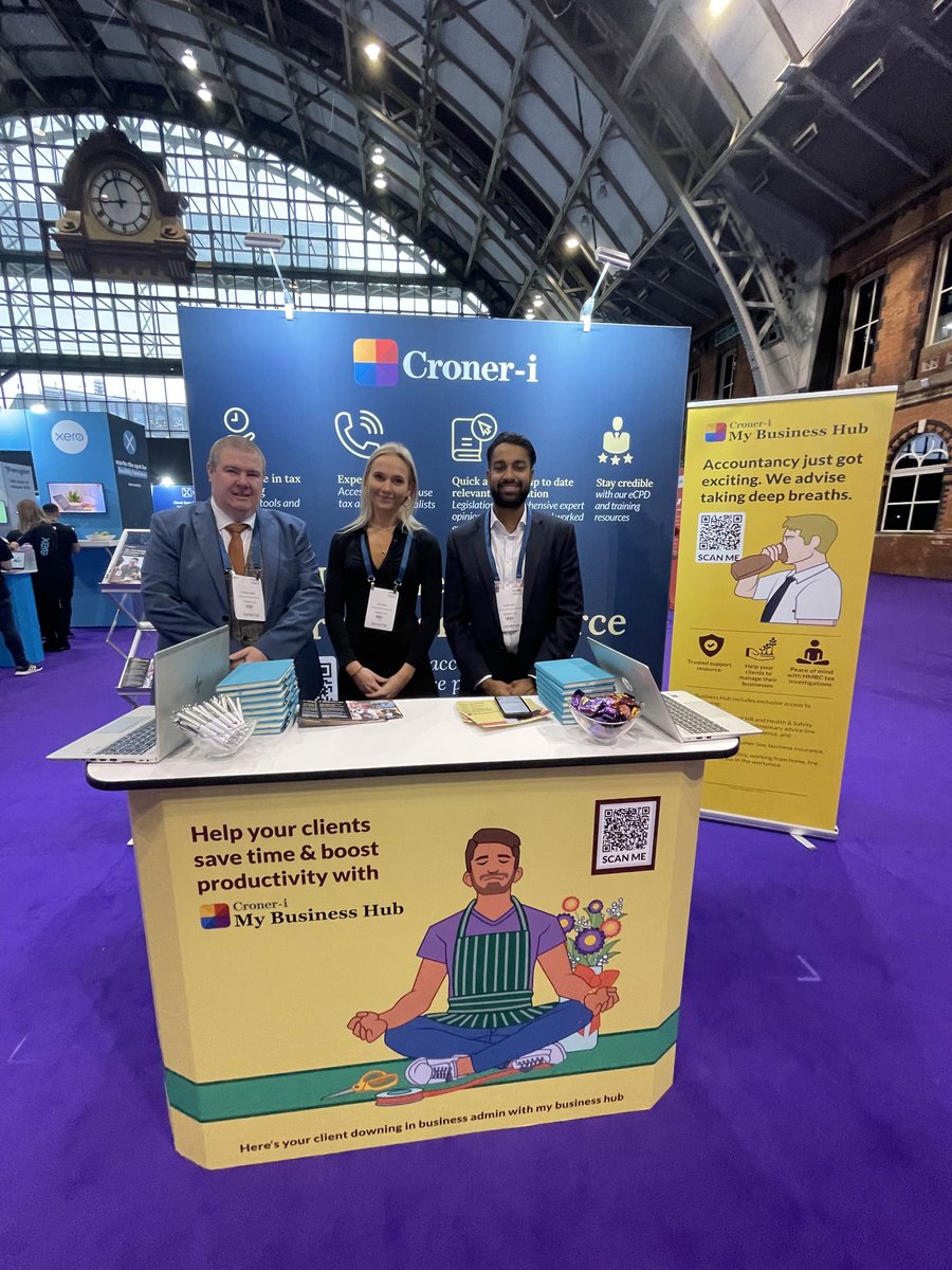 Croner_i's tweet photo. Today we are at Accountex Manchester ! We are on stand B12 discussing all things tax related along with how we support clients with their technical research purposes for tax consultancy.
Come and say hi ๐
#accountex #Manchester #accountexmanchester https://t.co/nm5KG1g9Ua