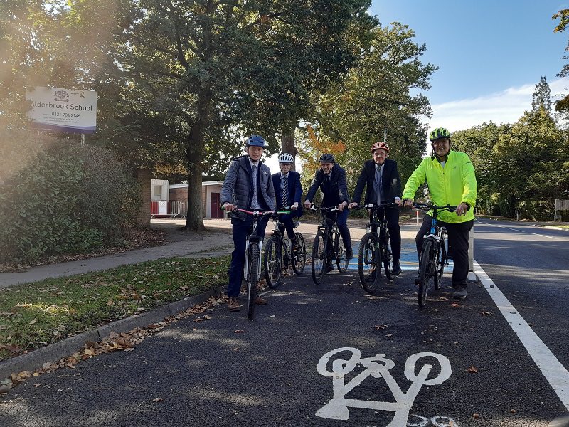 A new segregated route into #Solihull town centre which protects pedestrians, joggers and cyclists has been shortlisted for a national award. m.facebook.com/story.php?stor…