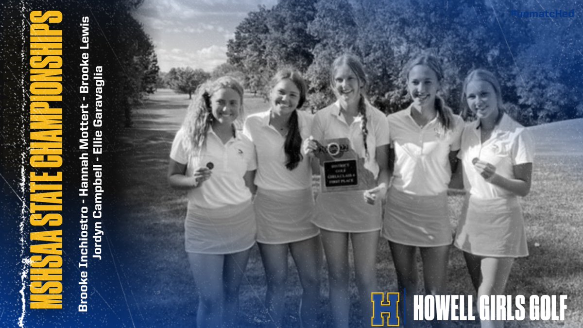 FHVikings's tweet photo. Good luck to Girls Golf as they travel to compete for a State title in the State Tournament on Mon/Tues in Joplin! This group is coming off conference and district championships and we wish them nothing but the best of luck! https://t.co/sHP3Tq8QR7