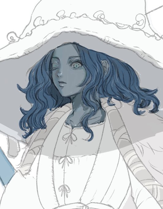 色塗りマジで苦手なんよね。だから描きたい雰囲気が描けなァい!寝ます!おやすみ! 