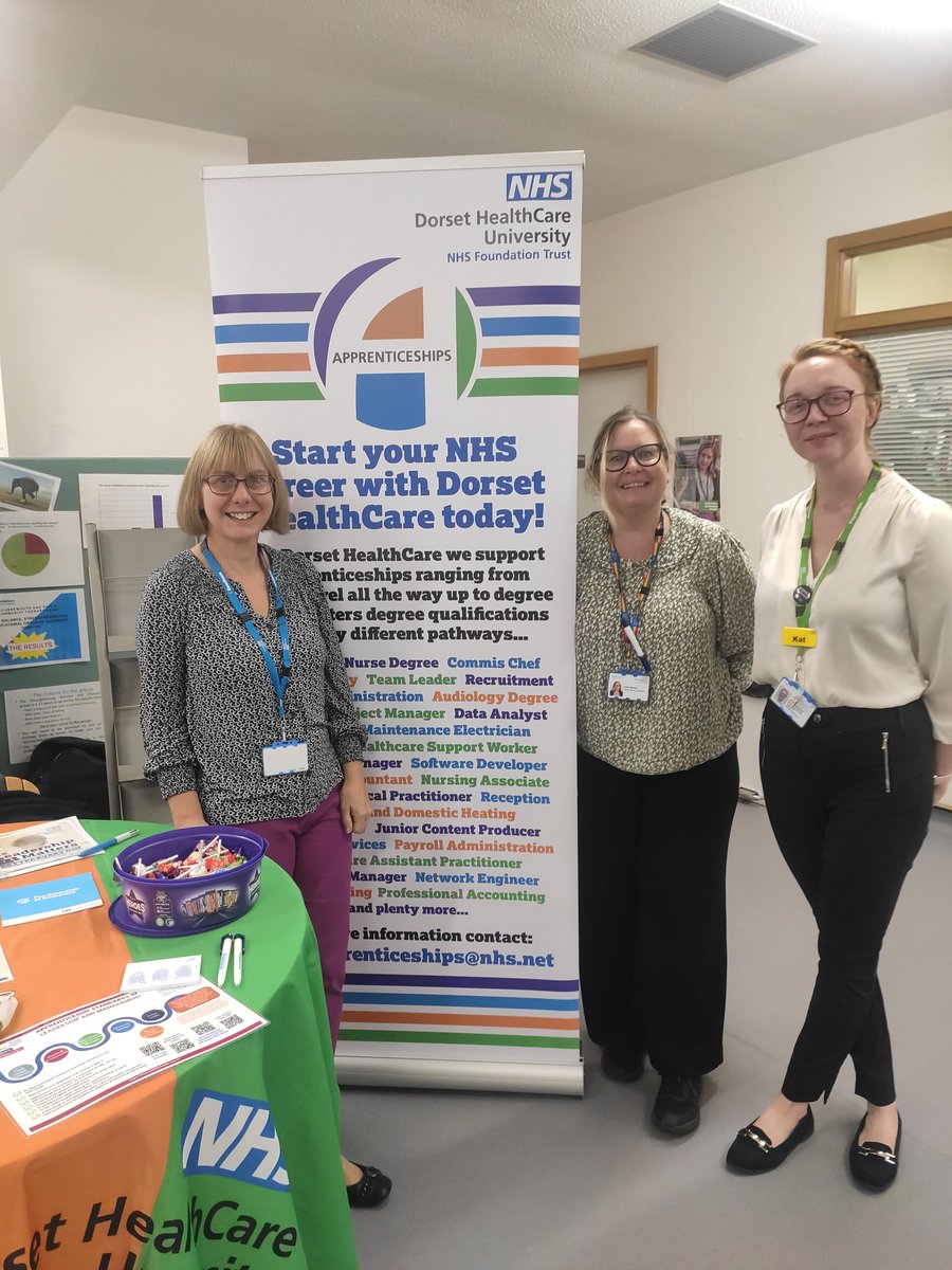 <a href="/DorsetHealth/">Dorset HealthCare</a> <a href="/DhcLearning/">DHC NHS Learning & Development Service</a> a day celebrating the opportunities for our staff at Alderney hospital. Great conversations with our Nursing and support staff