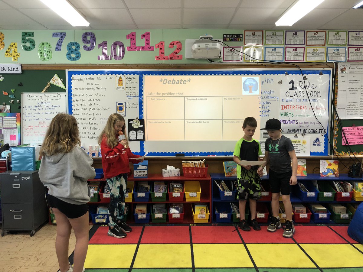 MsWilkinson21's tweet photo. Room 12 did an awesome job with our Tiger Rising debate! @TeamWONDER_APS https://t.co/G7NdlEgo8l