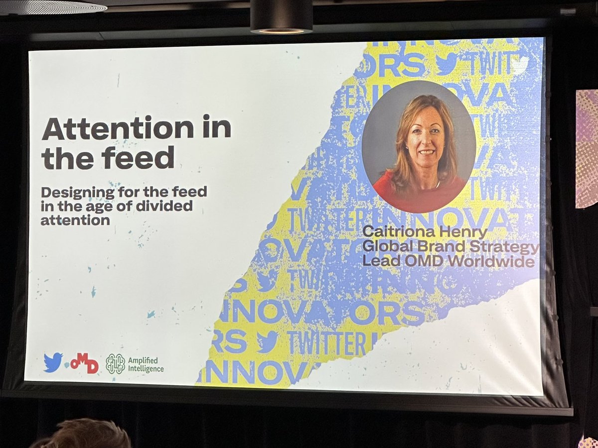 calknight's tweet photo. Attention matters. Thanks to @OMD_Worldwide & Caitriona we have the data to prove it. #TwitterInnovators https://t.co/XplBFfhzs0