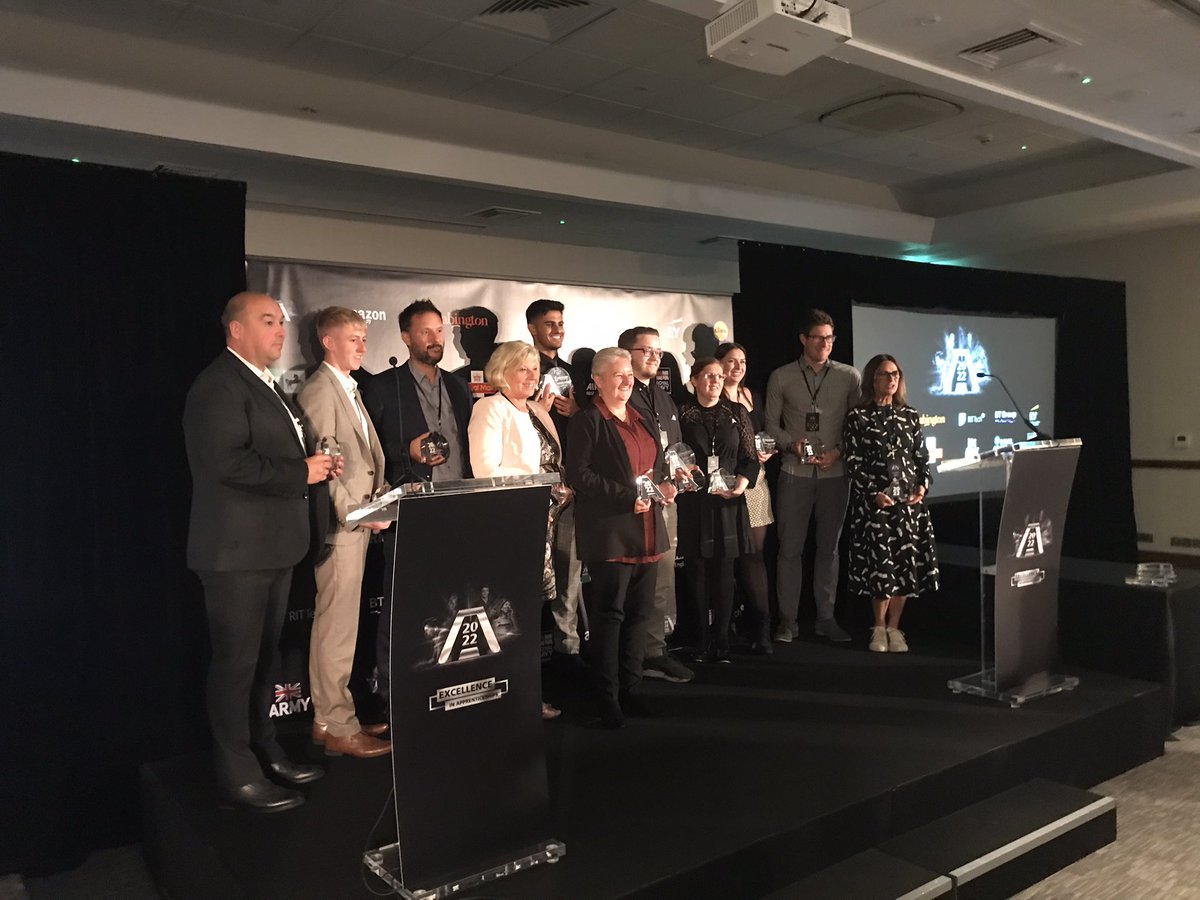 NottsAlliance's tweet photo. Massive congratulations to @s_white77 for achieving the Regional Highly Commended Winner for The Royal Airforce Award for Apprentice Champion of the Year 2022! #AppAwards22 @Apprenticeships https://t.co/FlXqmaPTur