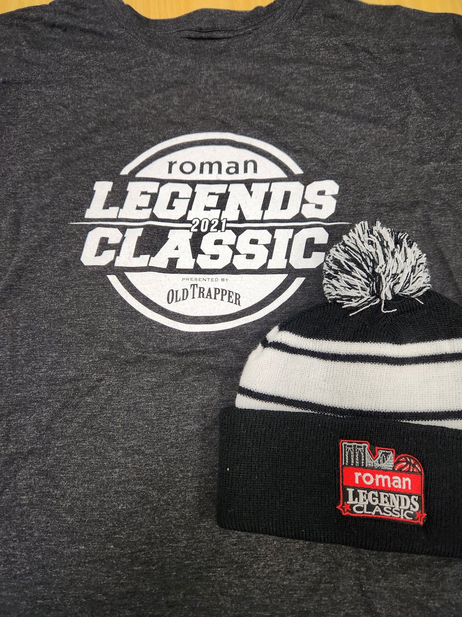 LegendsBBall's tweet photo. FREE STUFF...Want some swag from the 2021 Legends Classic? You can get this t-shirt and ski cap by following us and retweeting this. Sizes available are Small, Large &amp; X-Large. We'll announce two winners at 3:00pm ET on Thursday, Oct. 13. https://t.co/COCEKPF25T