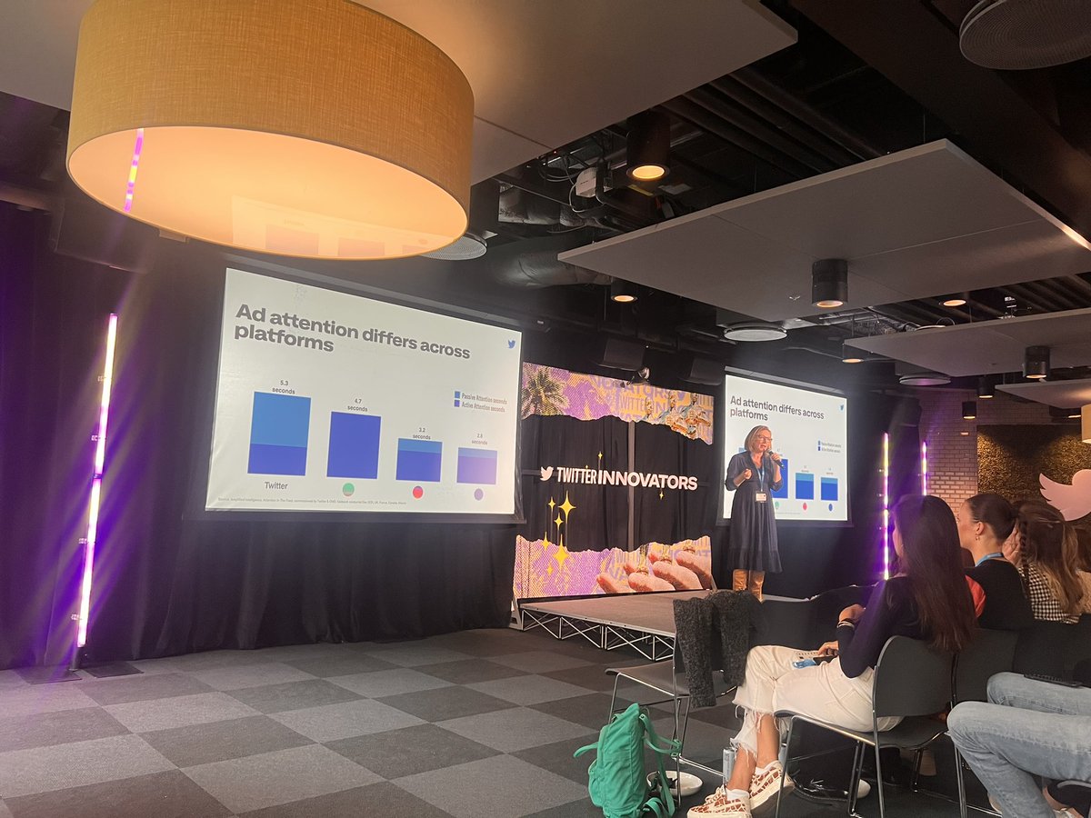 moni_natasha's tweet photo. Such a clever study into attention consumers pay to ads on social apps. All platforms are not created equal… On Twitter, users pay more total attention in feed!! #TwitterInnovators https://t.co/et8Bz7Cymn