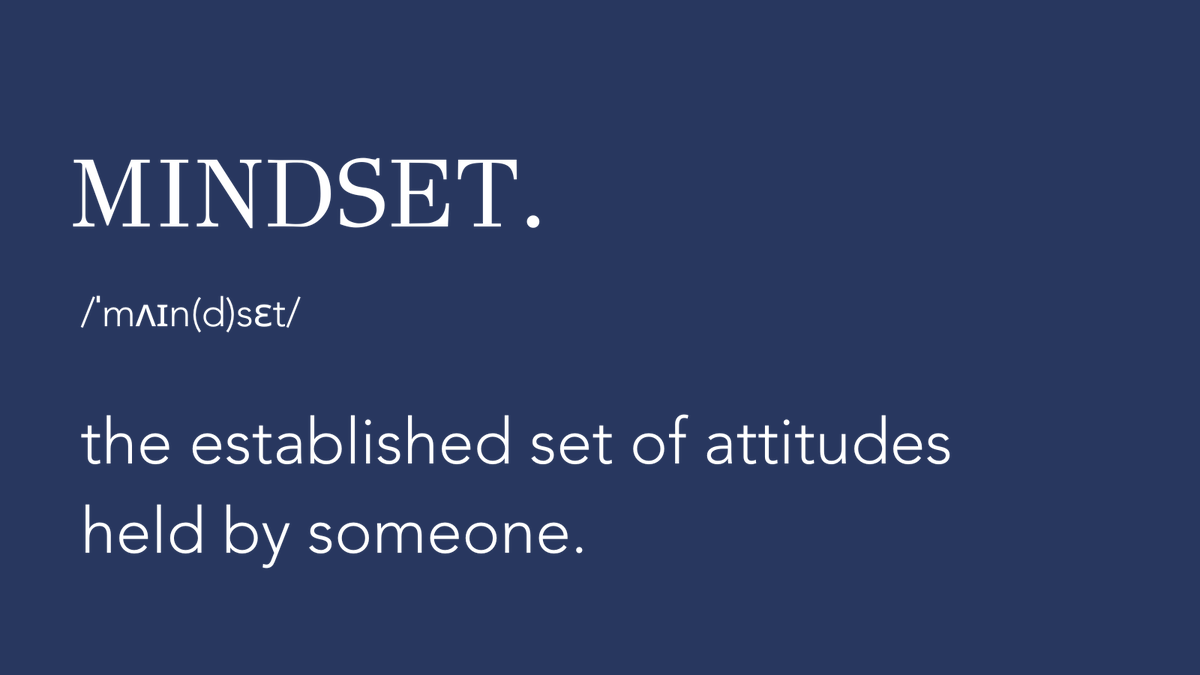 I am a work in progress!  What I have learnt over time is that it is my mindset that helps create the right attitude and approach to situations. Working with people of a similar mindset, the ones that warn and radiate, rather than doubt and drain is what works for us. #mindset