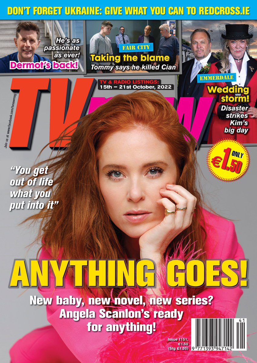 <a href="/angelascanlon/">Angela Scanlon</a> is ready for anything as she chats to <a href="/TVNowMagazine/">TVNow magazine</a> ahead of the return of her chat show “Angela Scanlon’s Ask Me Anything” this Saturday night on <a href="/RTEOne/">RTÉ One</a> 📺 

Guest line up will be announced this Friday. ⭐️