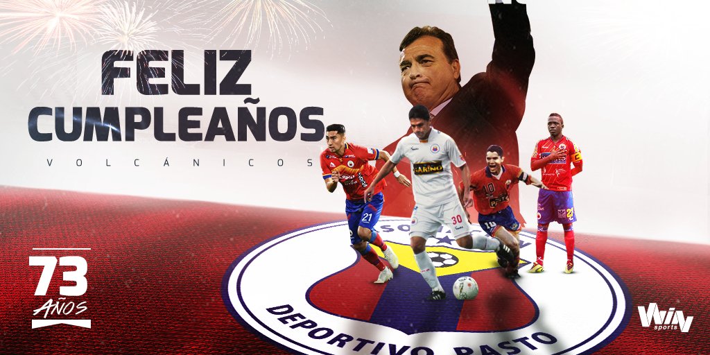 Win Sports (@winsportstv) on Twitter photo El Tricolor, el equipo del sur de Colombia, el equipo que llena de pasión a una región... ¡Feliz Cumpleaños! 🥳🎉🎂¡Vamos Pasto Carajo! ⚽⚽⚽⚽❤️💛💙
#ElTricolorEsMiEquipo #1949RazonesParaSerFeliz <a href="/DeporPasto/">Asociación Deportivo Pasto</a> El Tricolor, el equipo del sur de Colombia, el equipo que llena de pasión a una región... ¡Feliz Cumpleaños! 🥳🎉🎂¡Vamos Pasto Carajo! ⚽⚽⚽⚽❤️💛💙
#ElTricolorEsMiEquipo #1949RazonesParaSerFeliz <a href="/DeporPasto/">Asociación Deportivo Pasto</a>