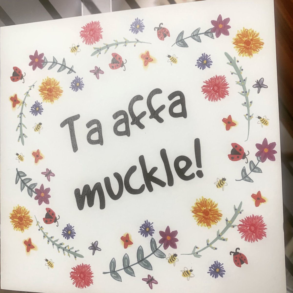 Getting a card of thanks from a customer made my day! 🥰