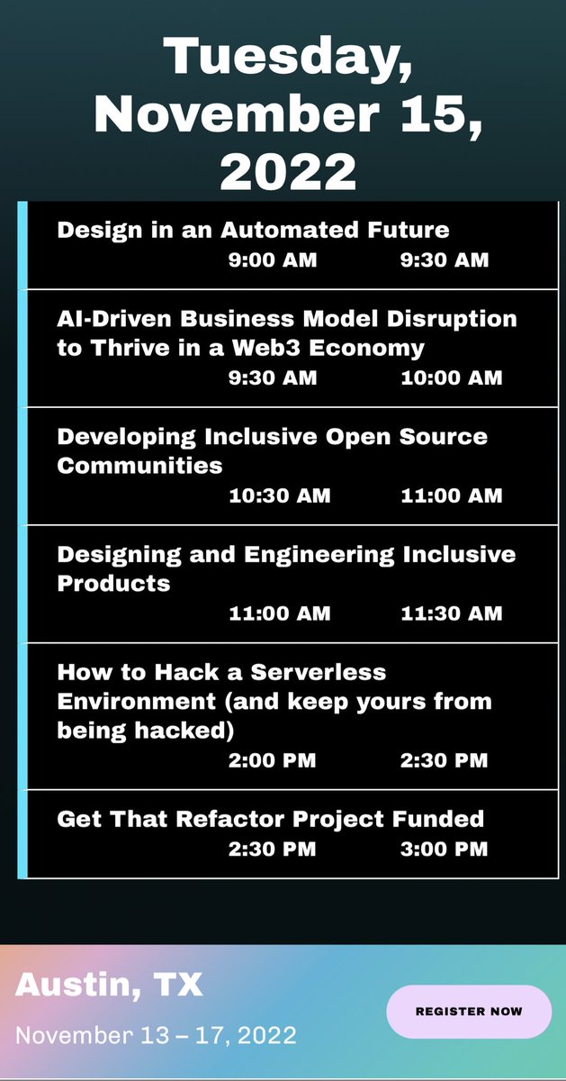 Amazing question! We have an entire stage specifically programmed for people on the same track. Here are a few of the sessions on the Product and Engineering stage. Check out the full #AFROTECH22 schedule here experience.afrotech.com/afrotech-sched… GA and Corporate tickets are almost sold out!
